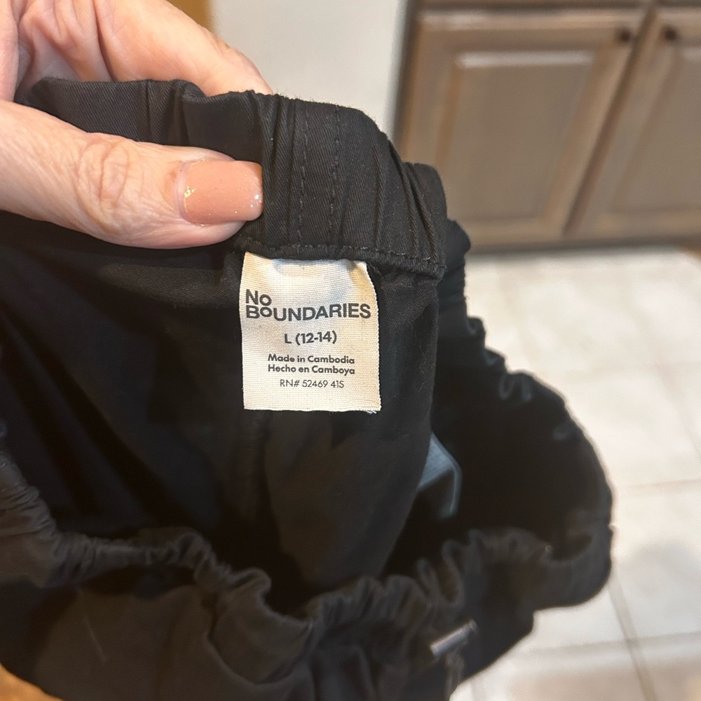 No Boundaries Classic Black Trousers